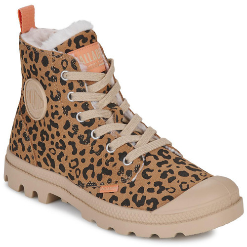 Palladium W's Pampa Hi Zip WL Leopard Dear Brown/Black