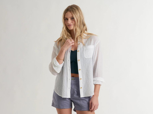 Kuhl Marlie Long Sleeve Shirt White
