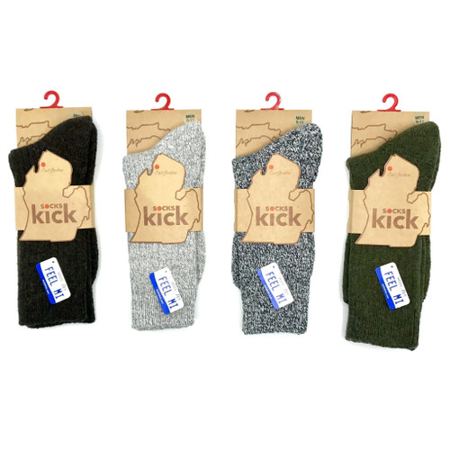 Socks Kick Heavy Cushioned Norweger Sock Grey Melange