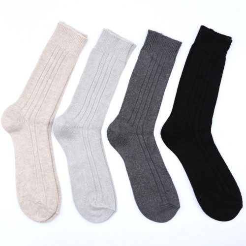 Socks Kick Angora Diplomat Sock-Black