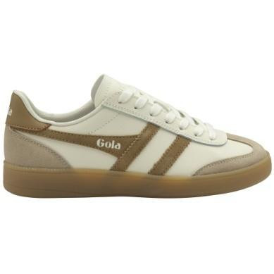 Gola W's Viper Leather Sneaker Off White/Bone/Light Caramel/Gum