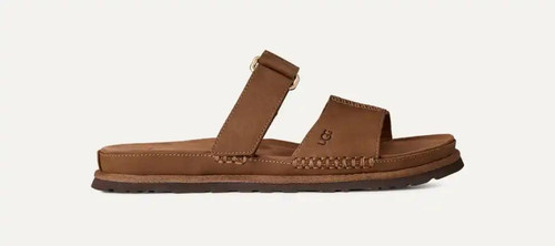 UGG GoldenGaze Slide Dark Chestnut
