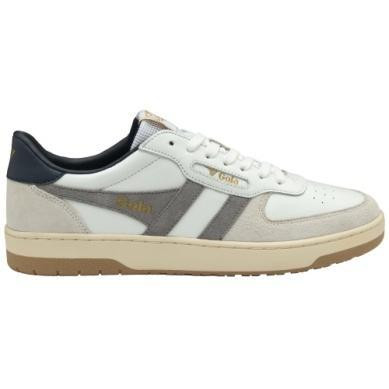 Gola Men's Hawk Sneaker White/Cement/Navy