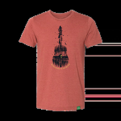 Wild Tribute The Earth Has Music Unisex T-Shirt Heather Clay