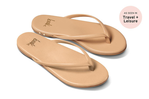 Beek Sunbeam Beach Leather Flip Flop Sandal