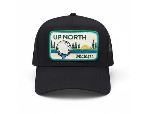 Third Coast Love Structured Golf Trucker Black