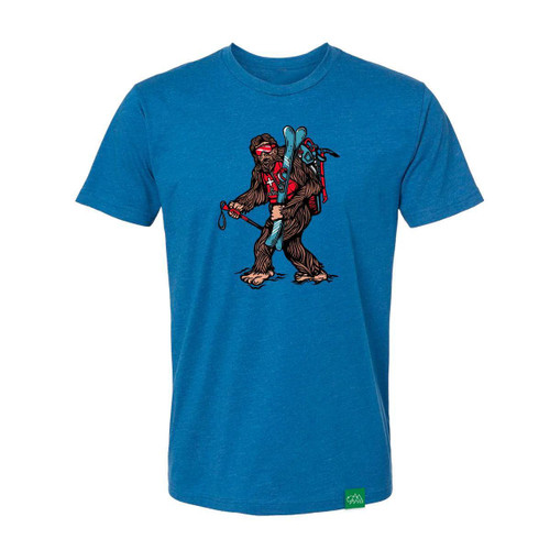 Wild Tribute Ski Patrol Legend Unisex T-Shirt Heather Cool Blue