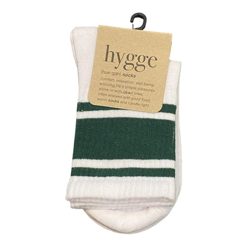 Hygge Micro Crew Sport-MI State (green stripe)