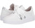 Gabor Leather Bow Sneaker White/Silver