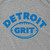 Detroit Grit S/S Heather Gray