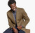 Johnston & Murphy Washed Cotton Brown Blazer