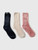 UGG Leda Sparkle 3 Pack Cream/Pink Jade/Mariner