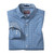 Johnston & Murphy Printed Cotton Long Sleeve Shirt Blue/Navy Diamond Swirl