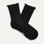 UGG W's Karsyn Lettuce Edge Socks Black