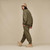 UGG M's Nyles Crewneck Burnt Olive Heather
