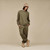 UGG M's Nyles Crewneck Burnt Olive Heather