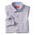 Johnston & Murphy XC+ Motion LS Print Knit Shirt Blue/Tan Disc