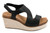 Corky's Steppin Out Wedge Sandal Black