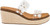 Corky's Look Who's Here Wedge Sandal Clear with Pearls