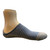 Marcoliani Soft Invisible Sneaker Palio Stripe Socks Flannel Grey (4749K)
