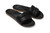 Beek Sugarbird Black Leather Slide Sandal