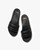 Beek Sugarbird Black Leather Slide Sandal