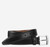 Johnston & Murphy Perfed-Edge Leather Belt Black