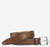 Johnston & Murphy Perfed-Edge Leather Belt Tan