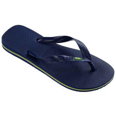 Havaianas Men's Brazil Logo Sandal Navy Blue - Robert Frost Quality