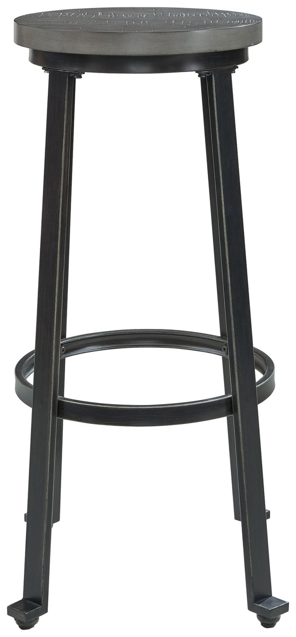 The Challiman Antique Gray Tall Stool (2/cn) sold at Hilton