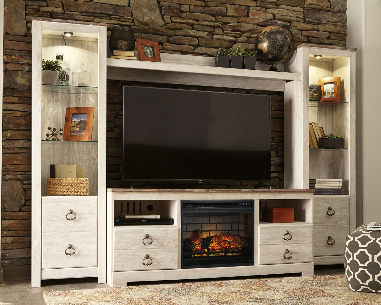 Entertainment fireplace shop