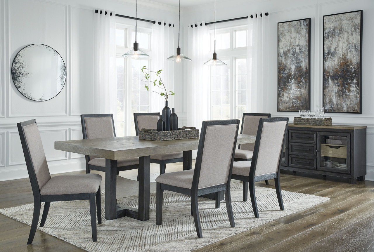 Brown dining room chairs clearance set of 6