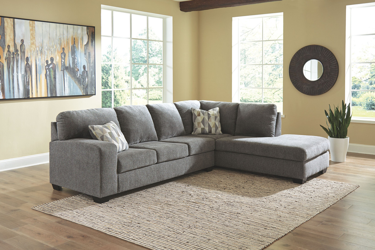 Dalhart Charcoal Left Arm Facing Sofa, Right Arm Facing Corner