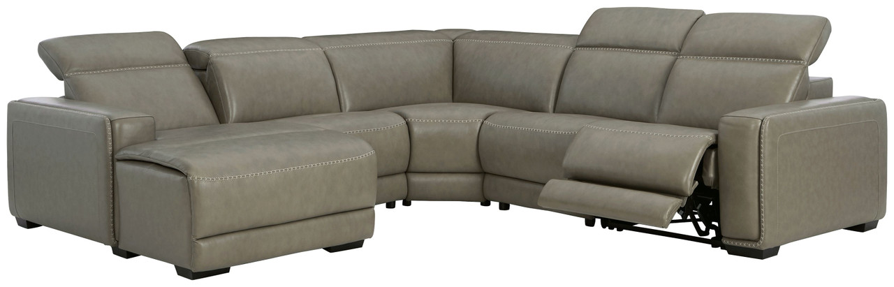 Low back sectional with recliner discount