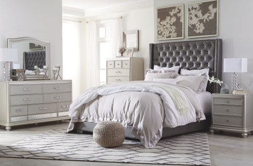 Coralayne Silver 5 Pc. Queen Bedroom Collection