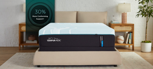 Luxe Adapt Firm Mattress sold at Hilton Furniture serving Houston