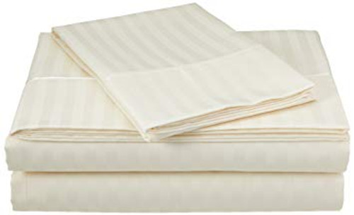 Egyptian Cotton Sheet Set - 420 Thread Count - Color: Champagne- Split Queen