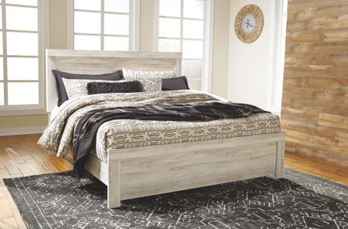 Bellaby Whitewash King Panel Bed