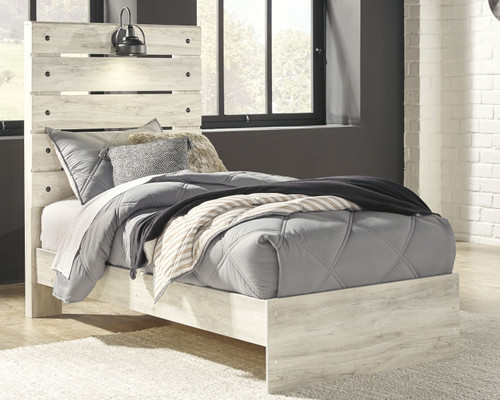 Cambeck Whitewash Twin Panel Bed