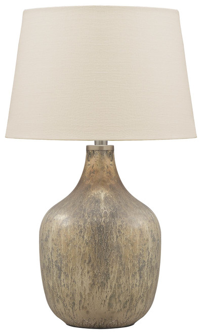 Mari Gray/Gold Finish Glass Table Lamp (1/CN)