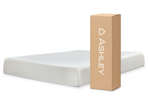 10 Inch Chime Memory Foam White Queen Mattress