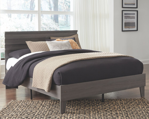 Brymont Dark Gray Queen Panel Headboard