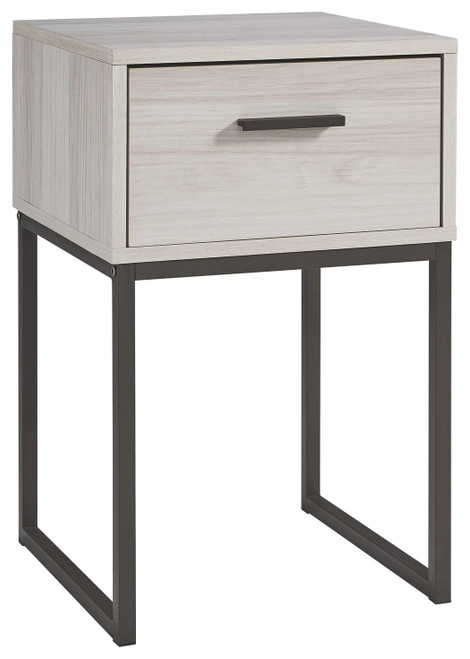 Socalle Natural One Drawer Night Stand