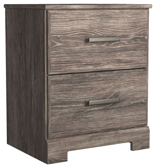 Ralinksi Gray Two Drawer Night Stand