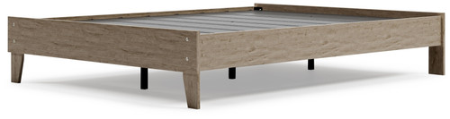 Oliah Natural Queen Platform Bed