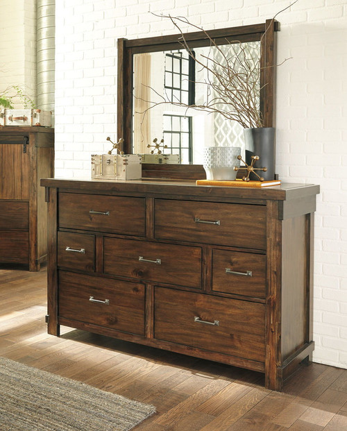 Lakeleigh Brown Dresser & Mirror