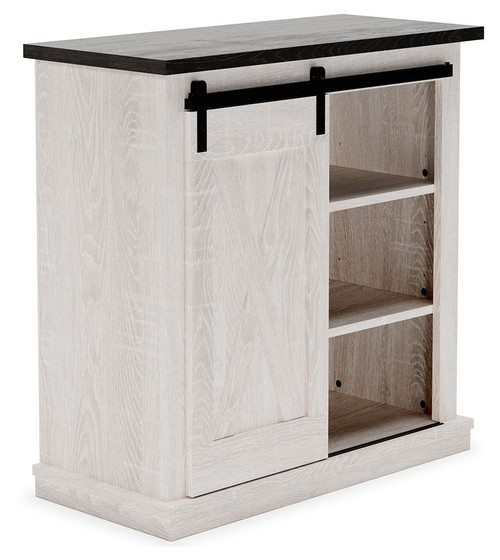 Dorrinson Antique White Accent Cabinet