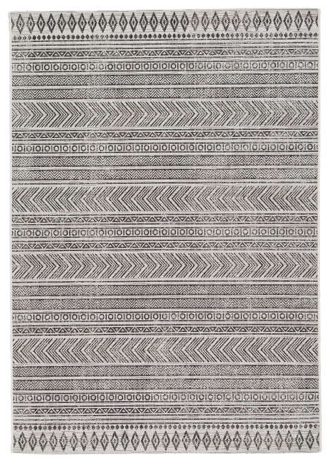 Brinoy Black/White Large Rug