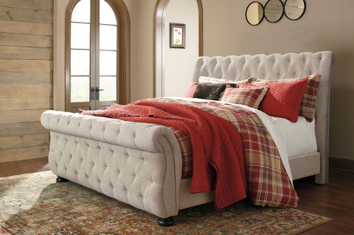 Willenburg Linen Queen Upholstered Bed