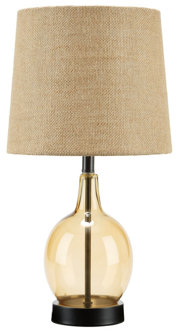 Arlomore Amber Glass Table Lamp (1/CN)